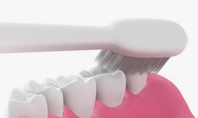 Diş fırçalama 3D resmi
